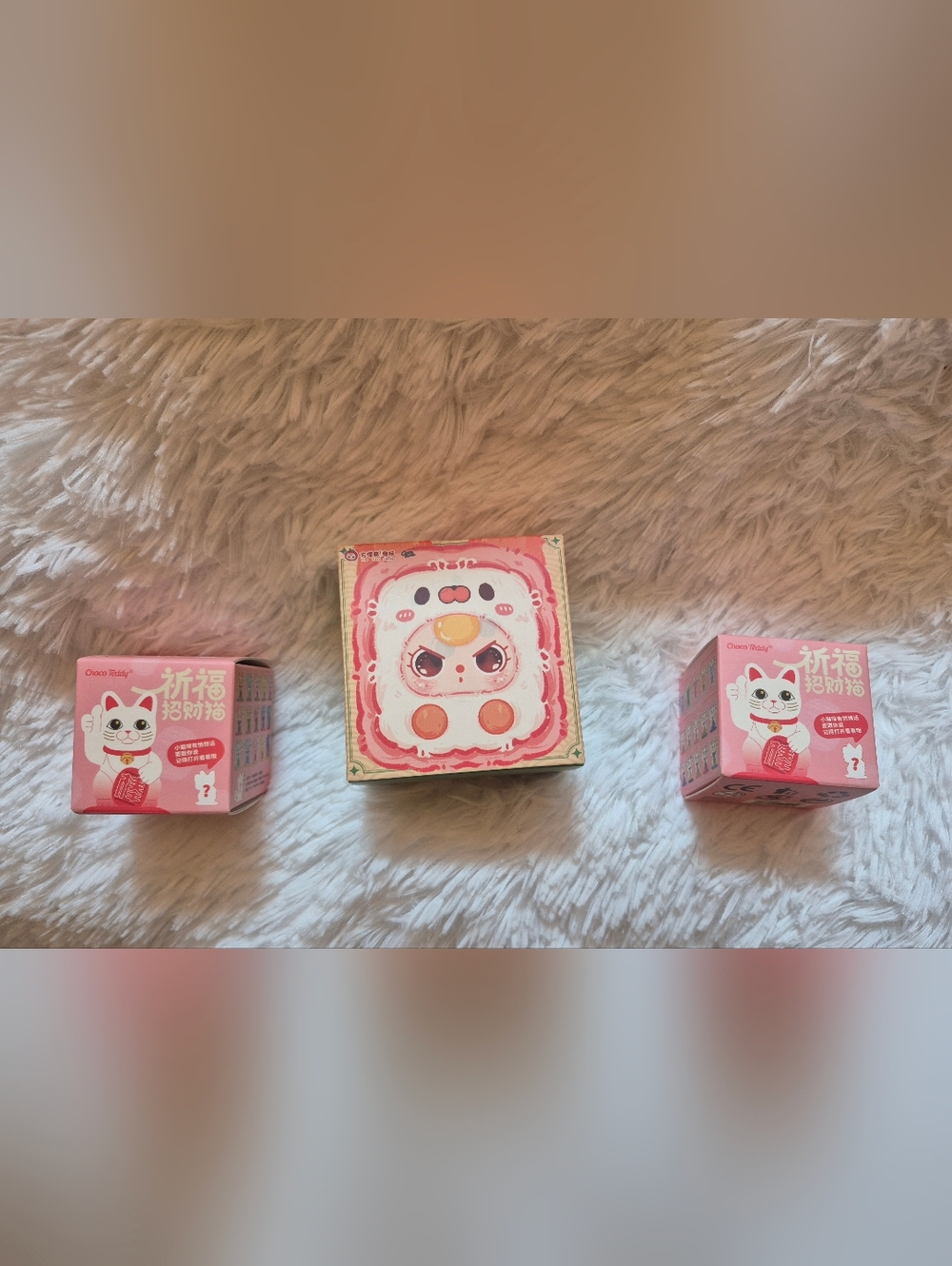 Bundle BABY THREE MAHJONG AND CHOCO CAT 3 PIECES